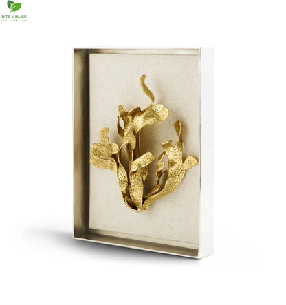 Seaweed Fabric Shadow Box